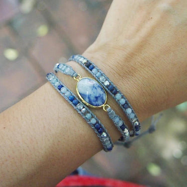 Sea Of Love Jade Wrap Bracelet-Your Soul Place